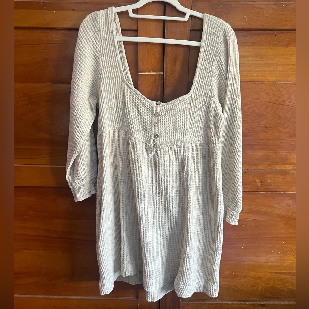 Never been worn Free People waffle knit dress size M